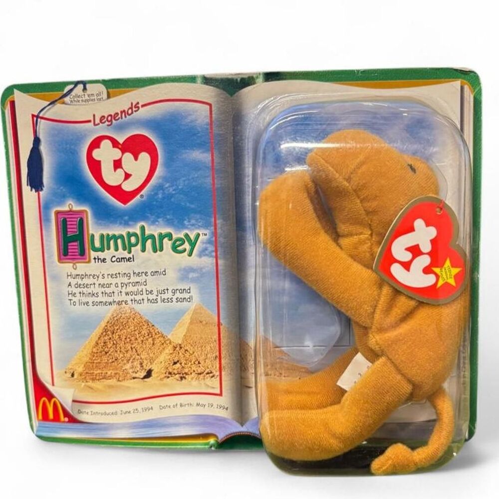 Vintage 2000 TY Teenie Beanie Baby Humphrey the Camel McDonald’s Legends NIP